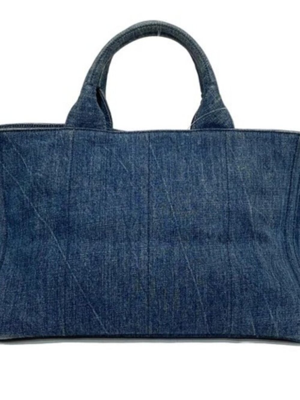 PRADA Canapa B26420 Blue Denim - Tote Bag - Picture 3 of 10
